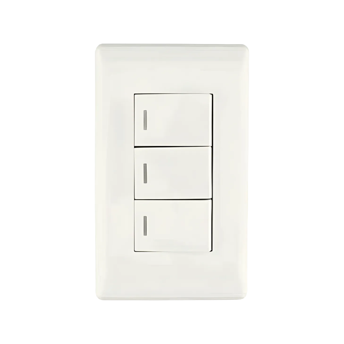 Placa Italia Sanelec Apagador Triple