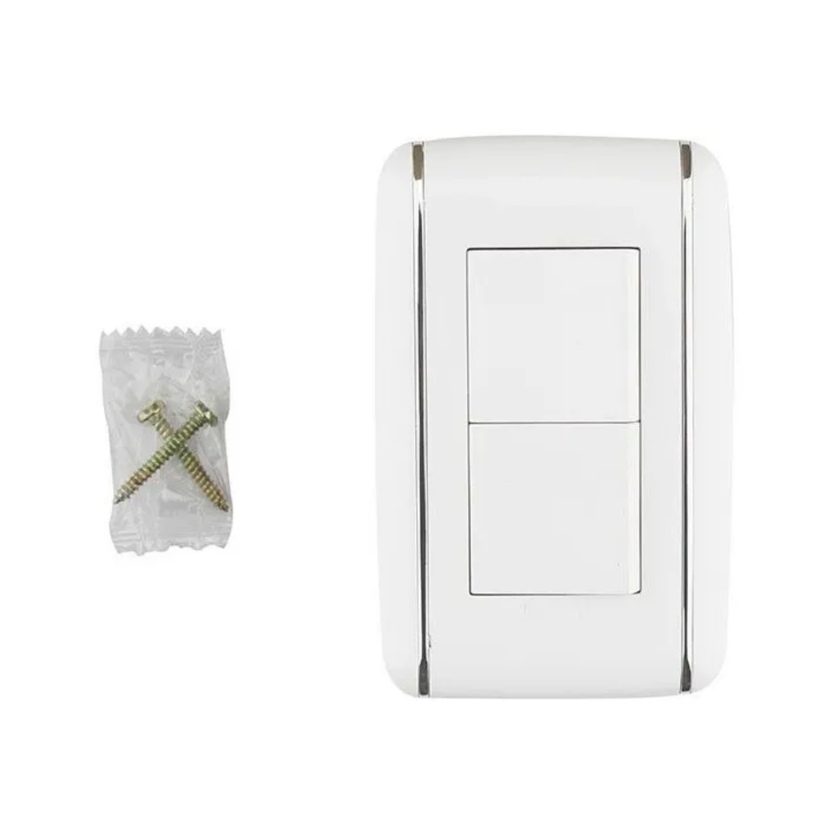 Placa Vicenza Sanelec Apagador Doble SE344526