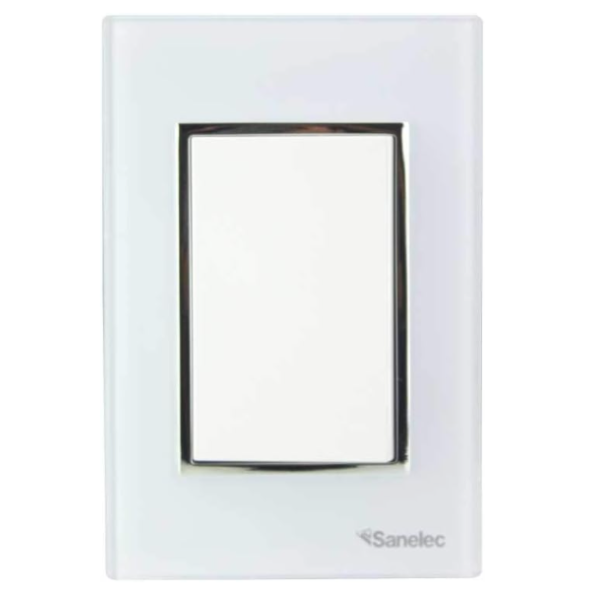 Placa Venecia Blanco apagador Sanelec 4472