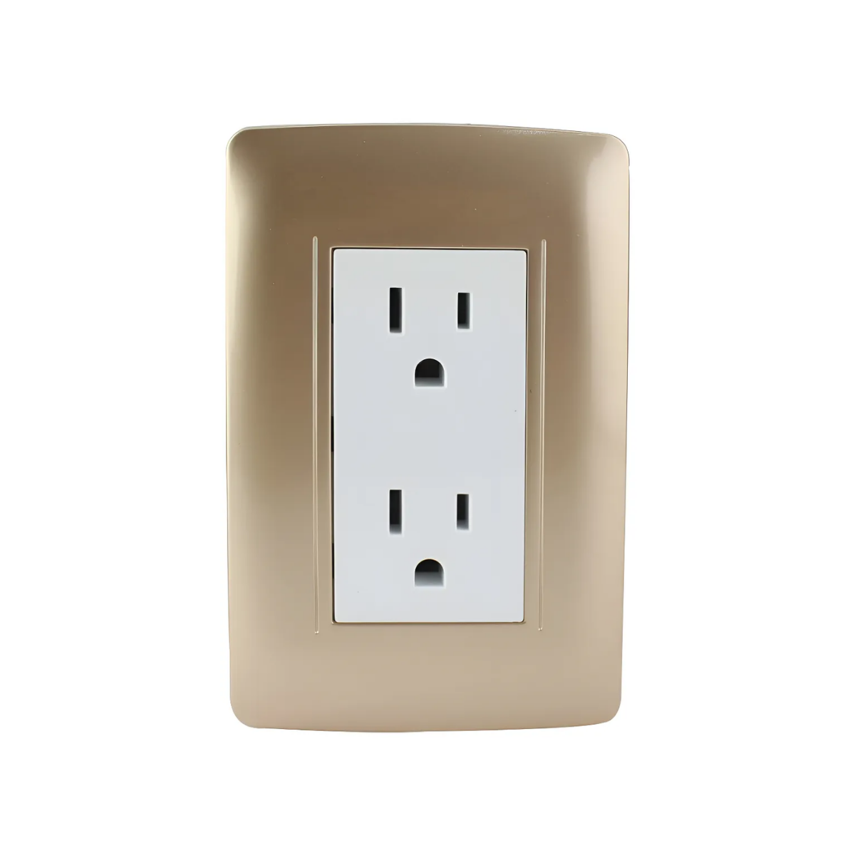 Placa Golden Contacto Doble Sanelec SE344915