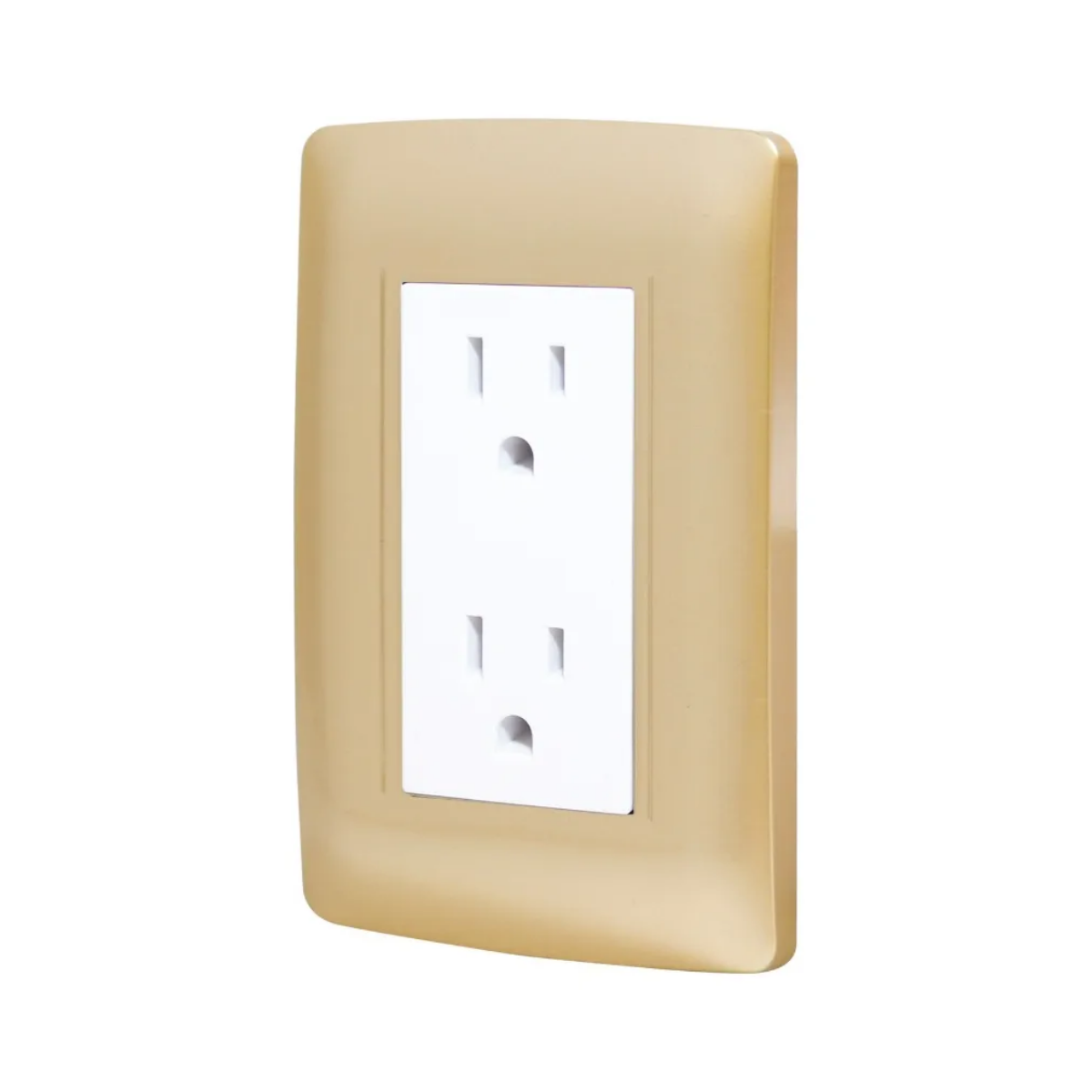 Placa Golden Contacto Doble Sanelec SE344915