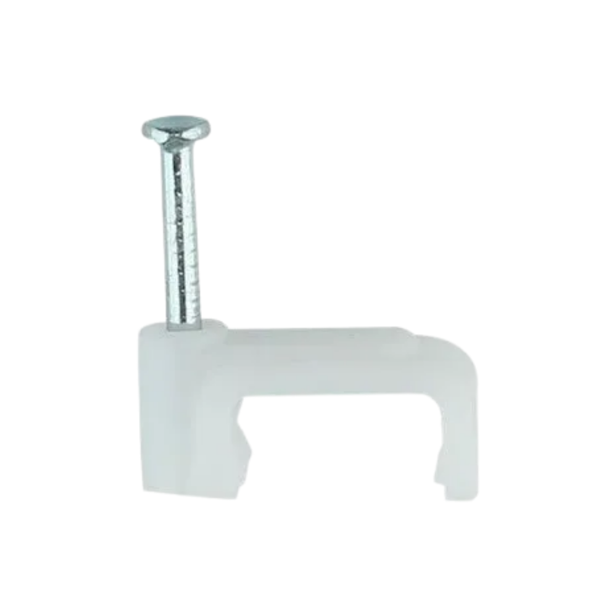 Grapa Cable Plano Sanelec 6 X 10 Mm Cuadrada Bolsa 100 Pzas