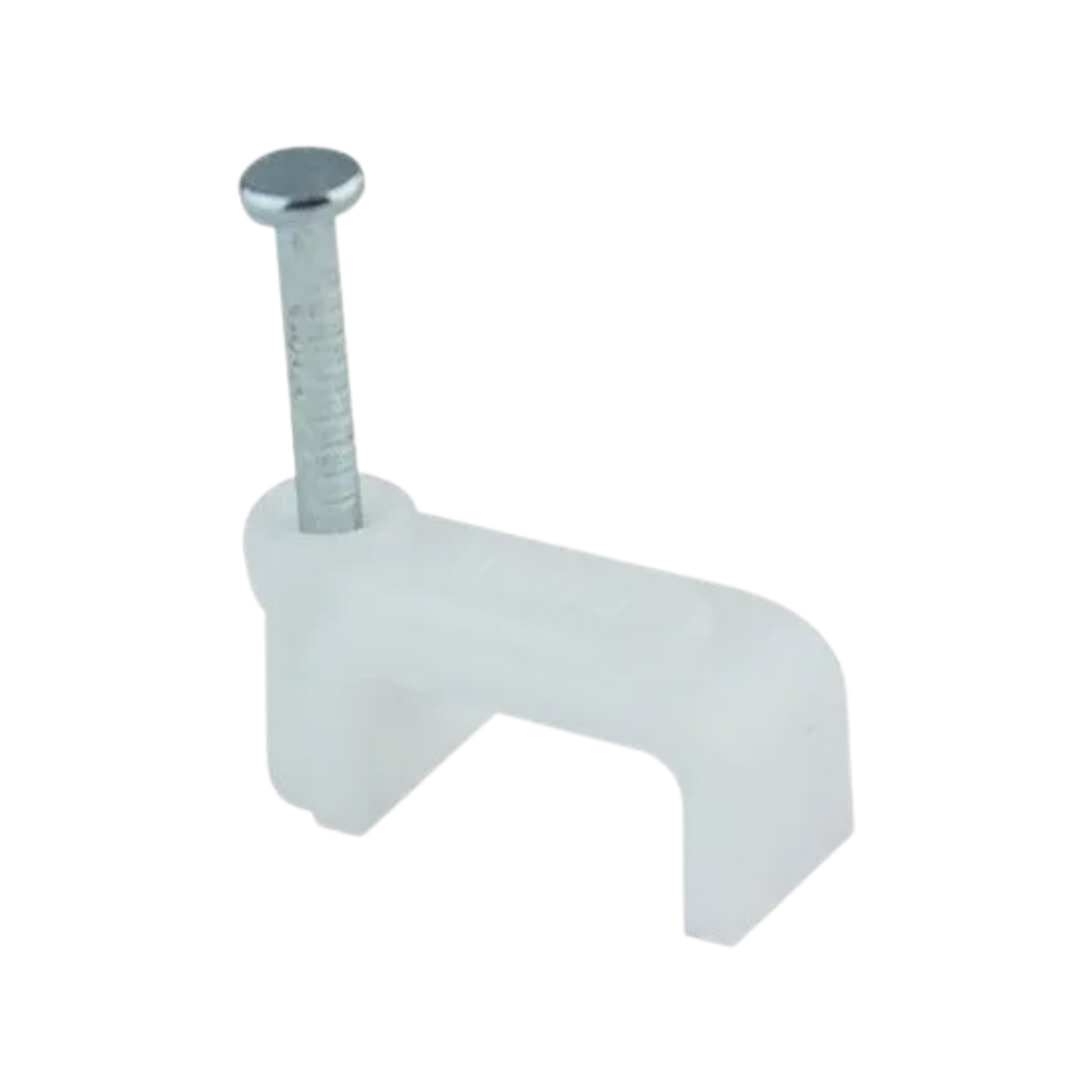 Grapa Cable Plano Sanelec 6 X 10 Mm Cuadrada Bolsa 100 Pzas