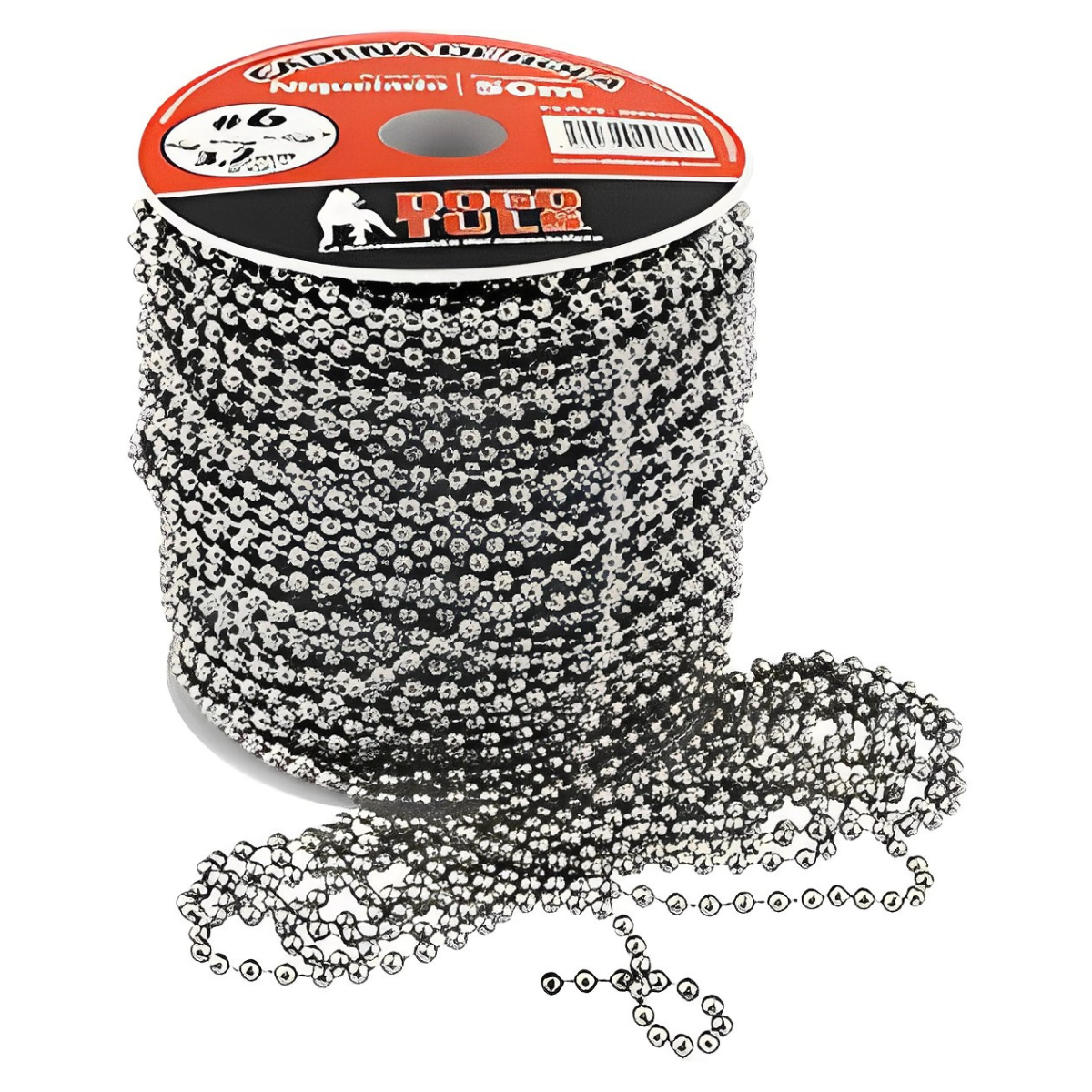 CADENA DE BOLA #6 3.2mm NIQUELADA SH5050