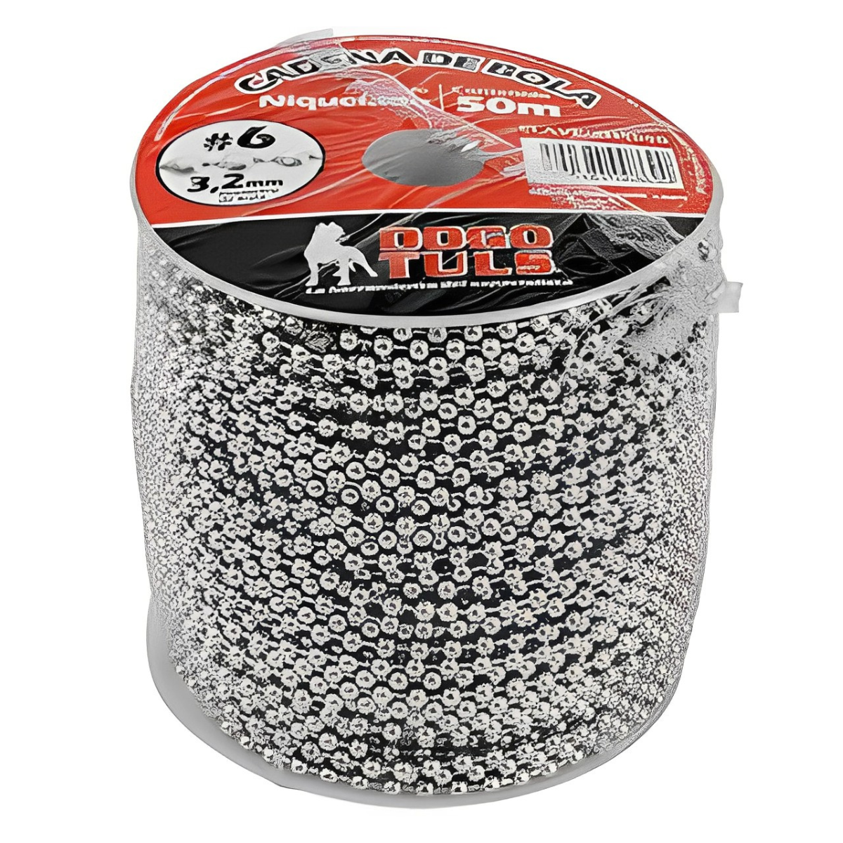 CADENA DE BOLA #6 3.2mm NIQUELADA SH5050