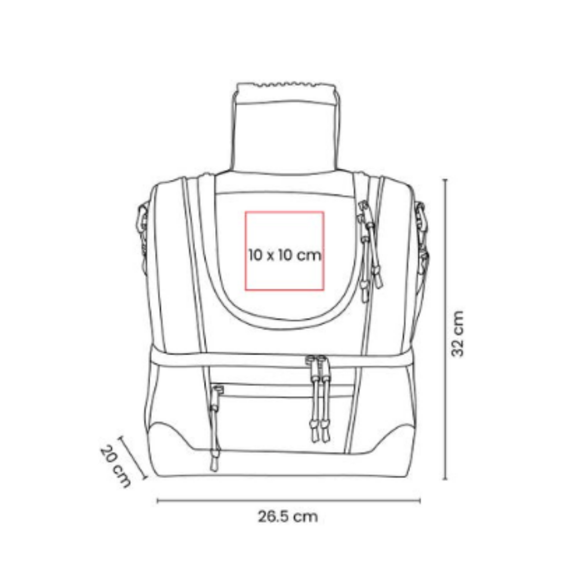 Hielera 12 Latas 6 Lts Promoopcion Azul Portatil Poliester