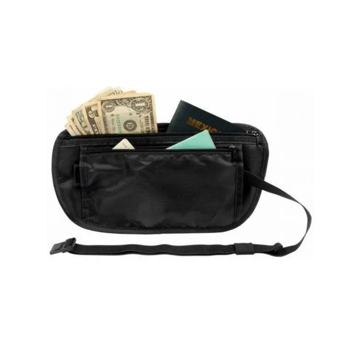 Bolsa Estuche Cangurera Porta Documentos Oculto Viaje