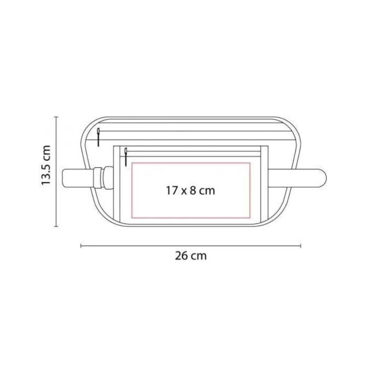 Bolsa Estuche Cangurera Porta Documentos Oculto Viaje
