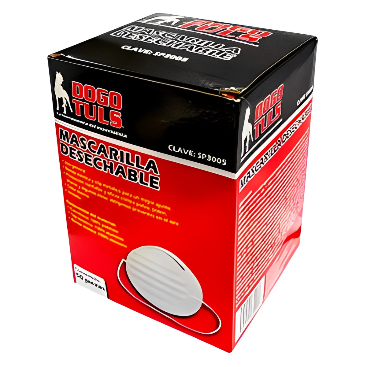 50 Cubrebocas Polvos Molestos Tipo Concha Dogotuls