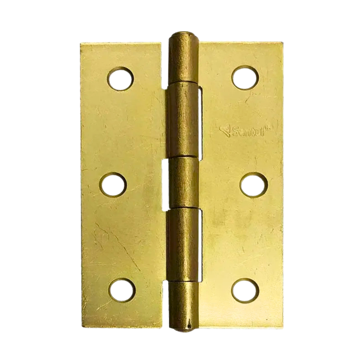 Bisagra 3 x 1 15/16 Santul Acero 20 Piezas Latonado Rectangulares