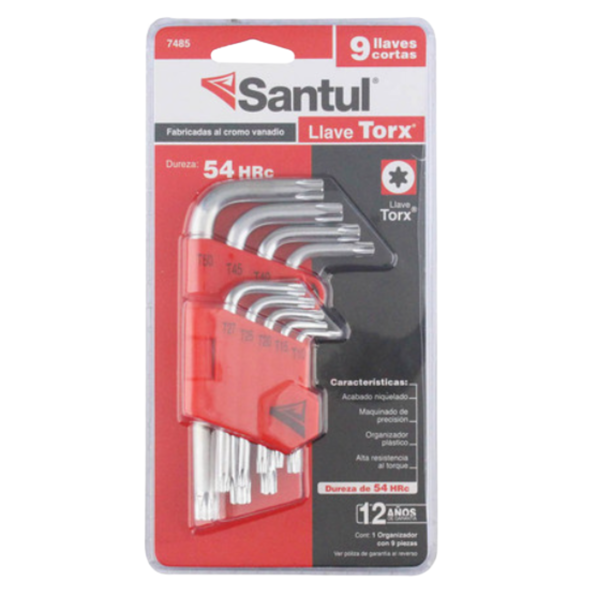 Llaves Torx Santul Juego de 9 piezas 7485