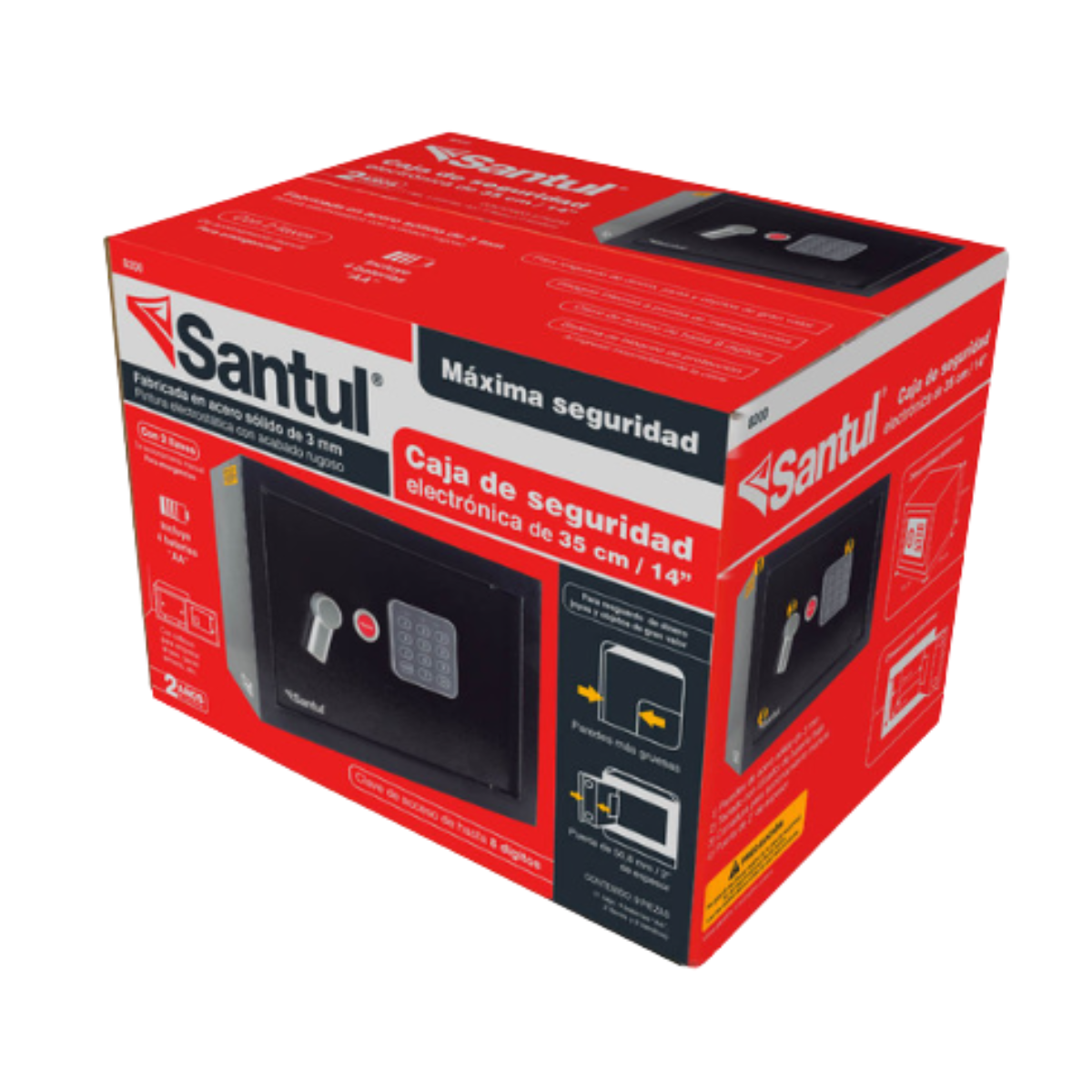 Caja De Seguridad 14 Electrónica Santul 8200