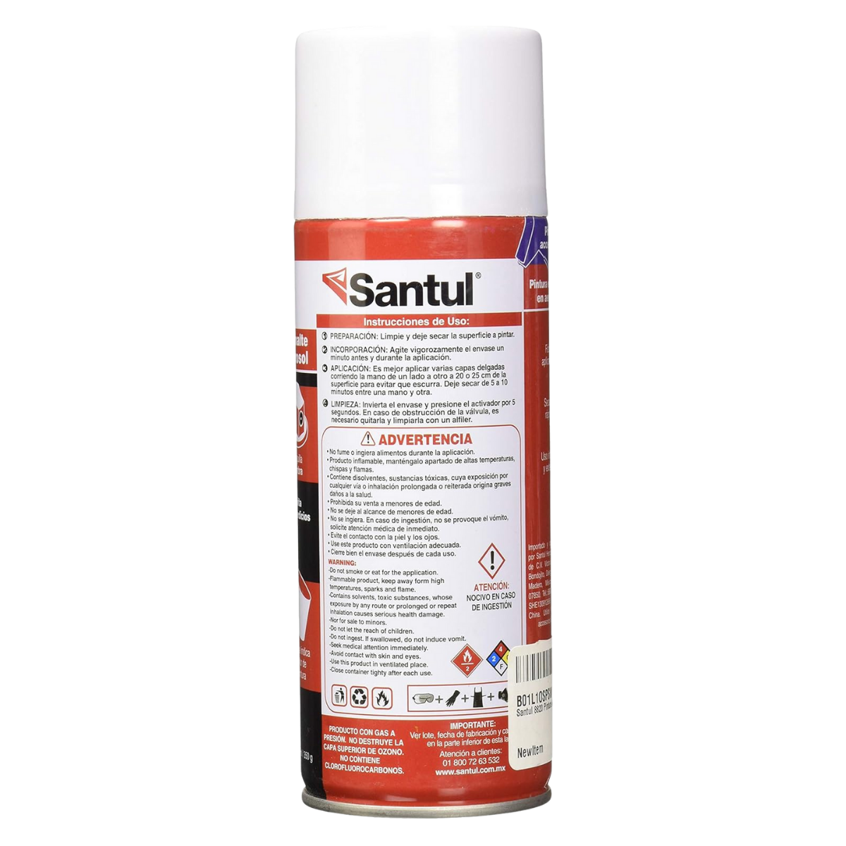 Pintura Aerosol Blanco Brillante Santul 300 ml