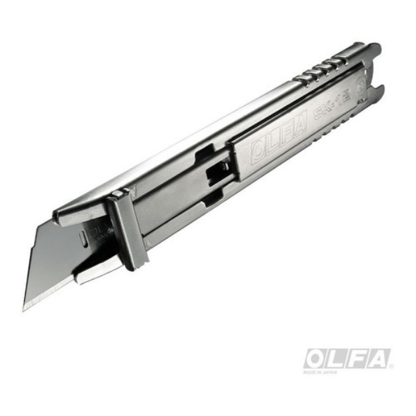 Navaja de seguridad autorretractil acero inoxidable Olfa