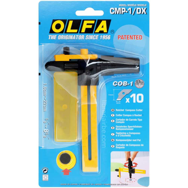 CORTADOR COMPAS DE 1.6 A 22 CM DIAMETRO 88g Olfa