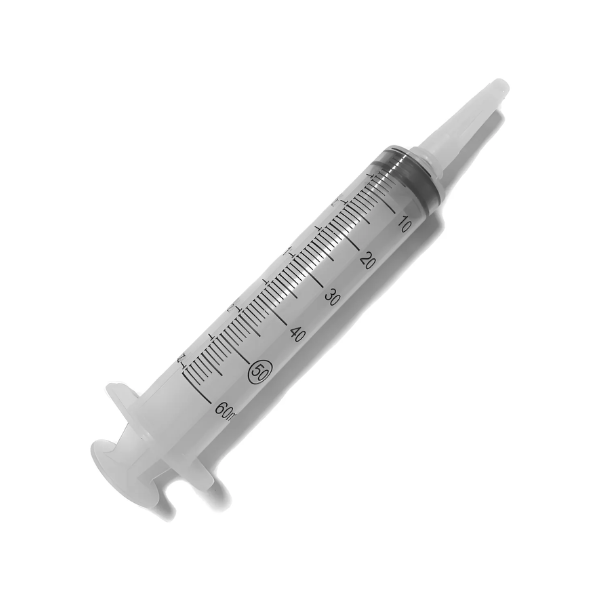 Jeringa para Irrigación Amsino con Émbolo Plano, Estéril