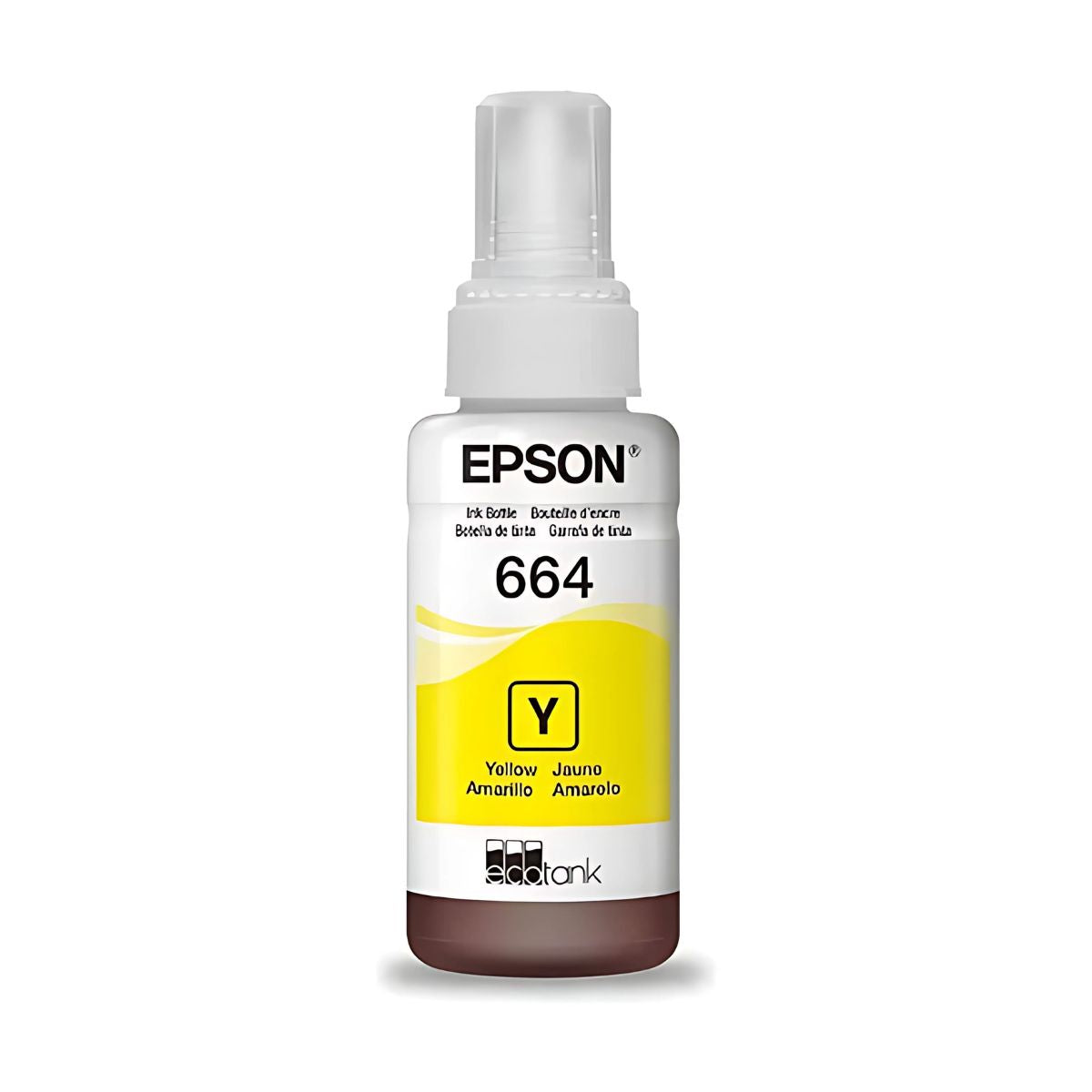 Tinta Epson T664 Original Ecotank Color Amarillo