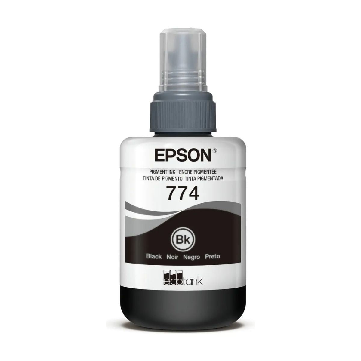 Pack 2 Tintas Epson T774 Original Ecotank Color Negro
