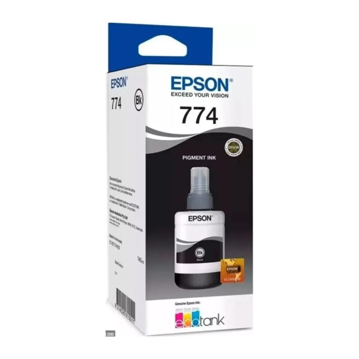 Tinta Epson T774 Original Ecotank Color Negro