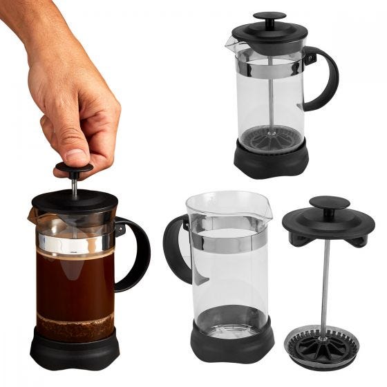 Cafetera Individual Prensa Francesa 350ml De Vidrio