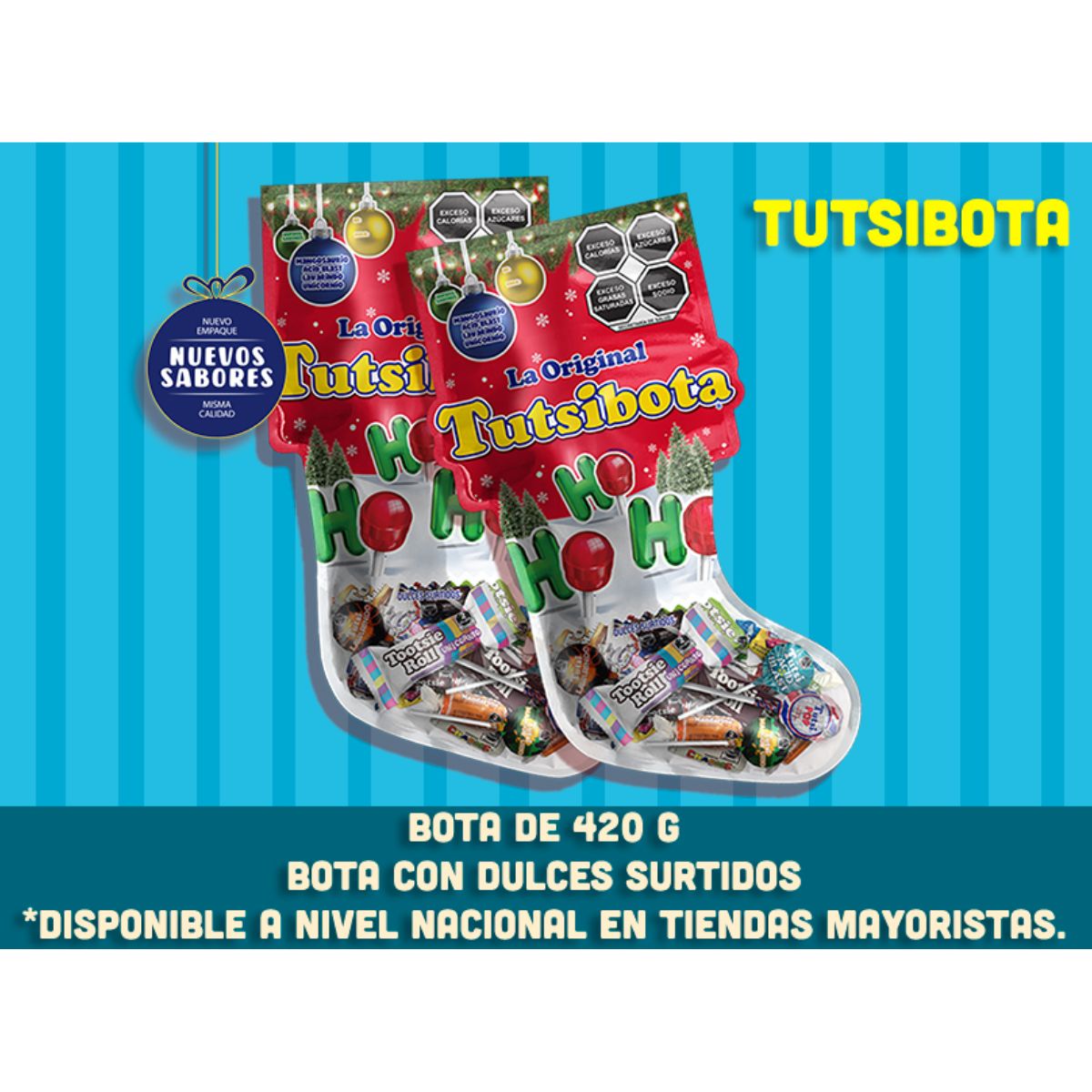 Bota Dulces Tutsi Tutsibota Navideña Dia Reyes Sutido 420gr