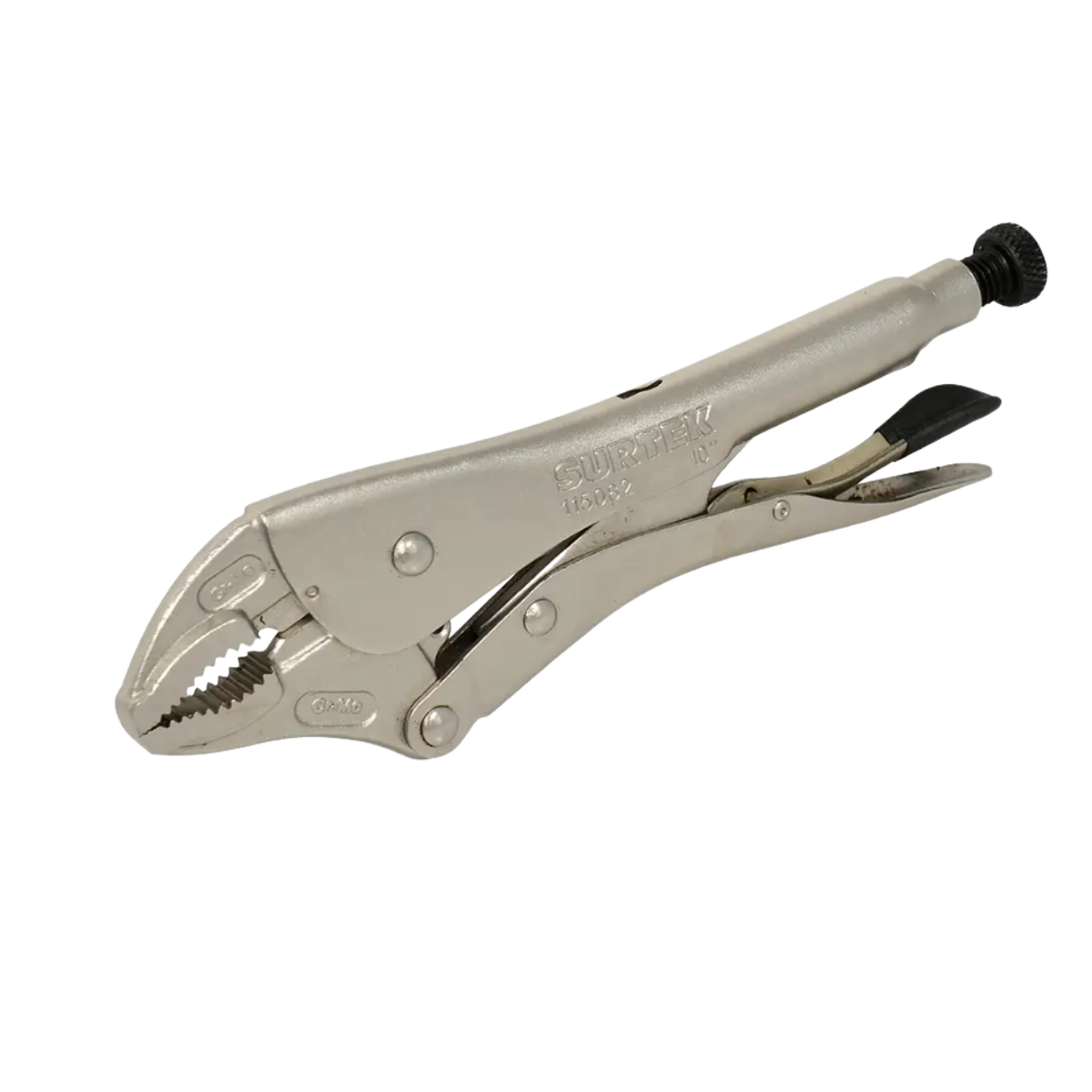 Pinza de presión de 10 quijada curva