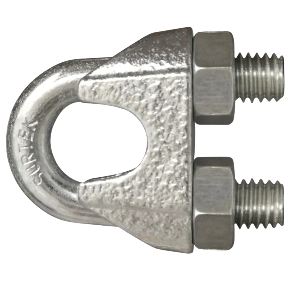 Perro de hierro maleable paracable de acero tipo alemán 3/8