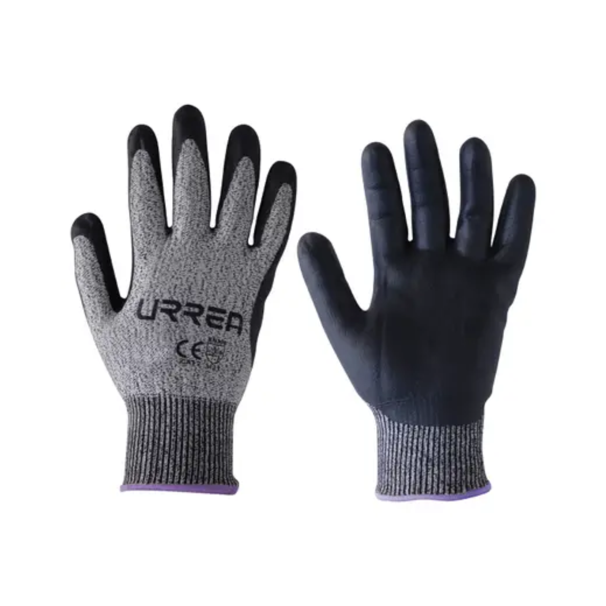 Guantes Fibra Urrea AntiCorte Recubrimiento Nitrilo Espumoso M