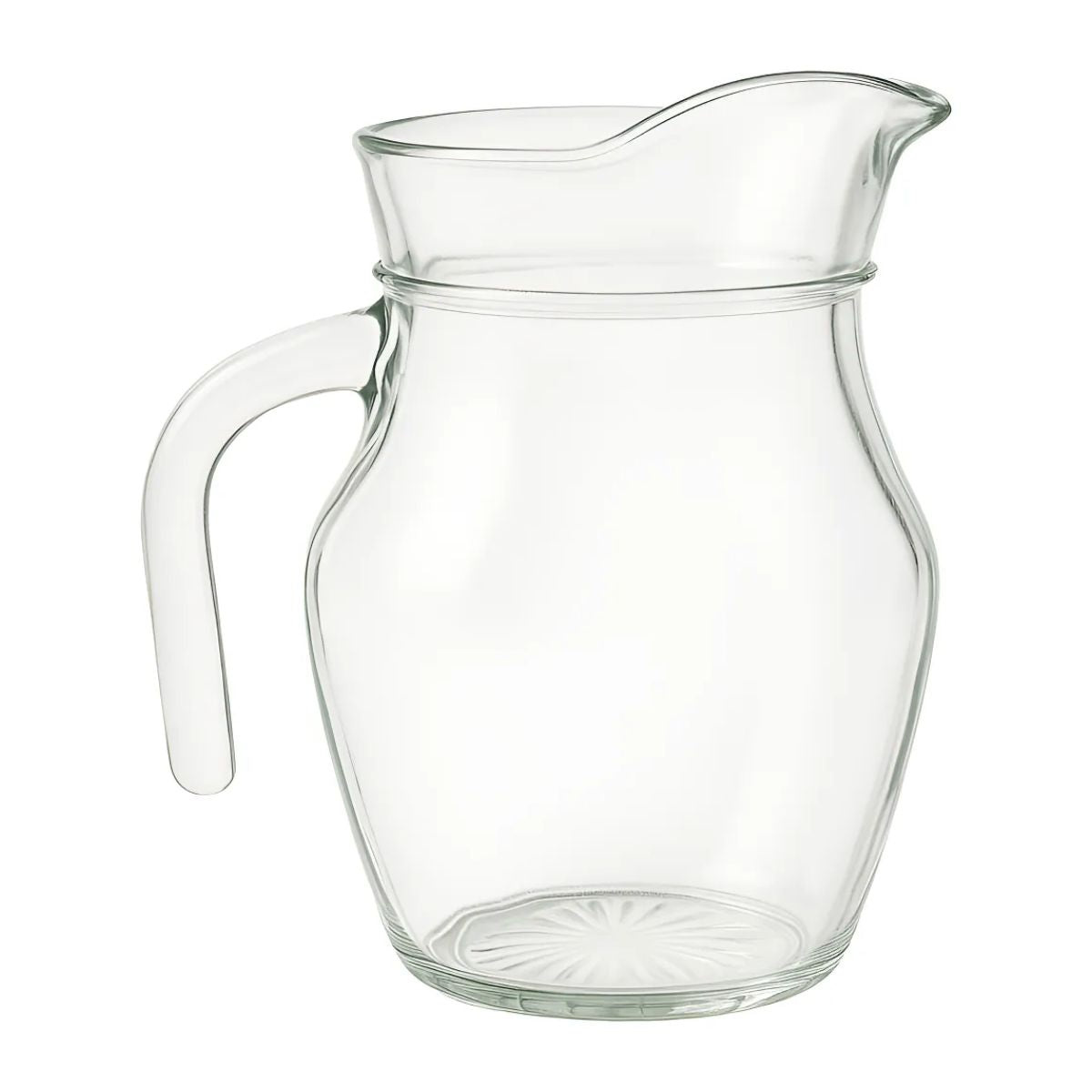 Mini Jarra Clasica 500ml Vidrio Transparente Blanco