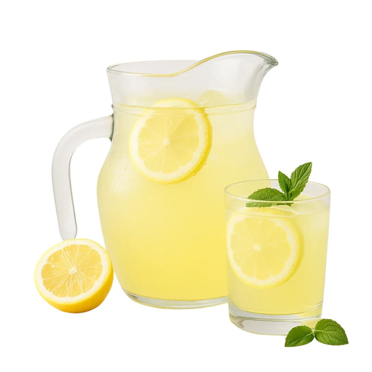 Mini Jarra Clasica 500ml Vidrio Transparente Blanco