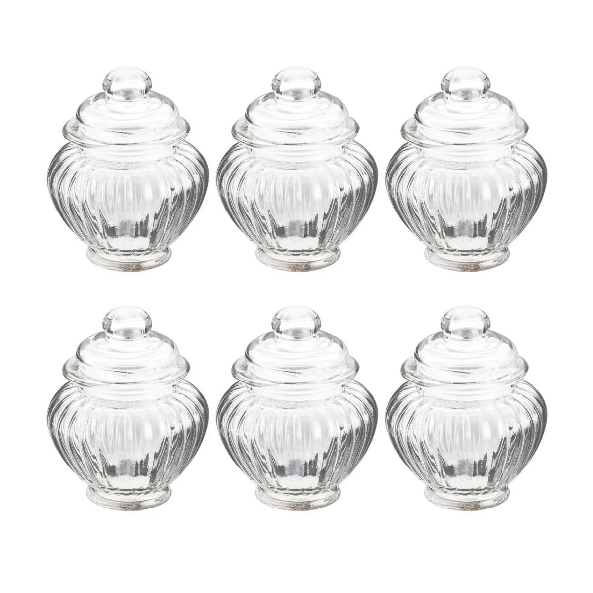 Set 6 Brocalito Vidrio Envase Mandarina Regalo Dulcero 300ml