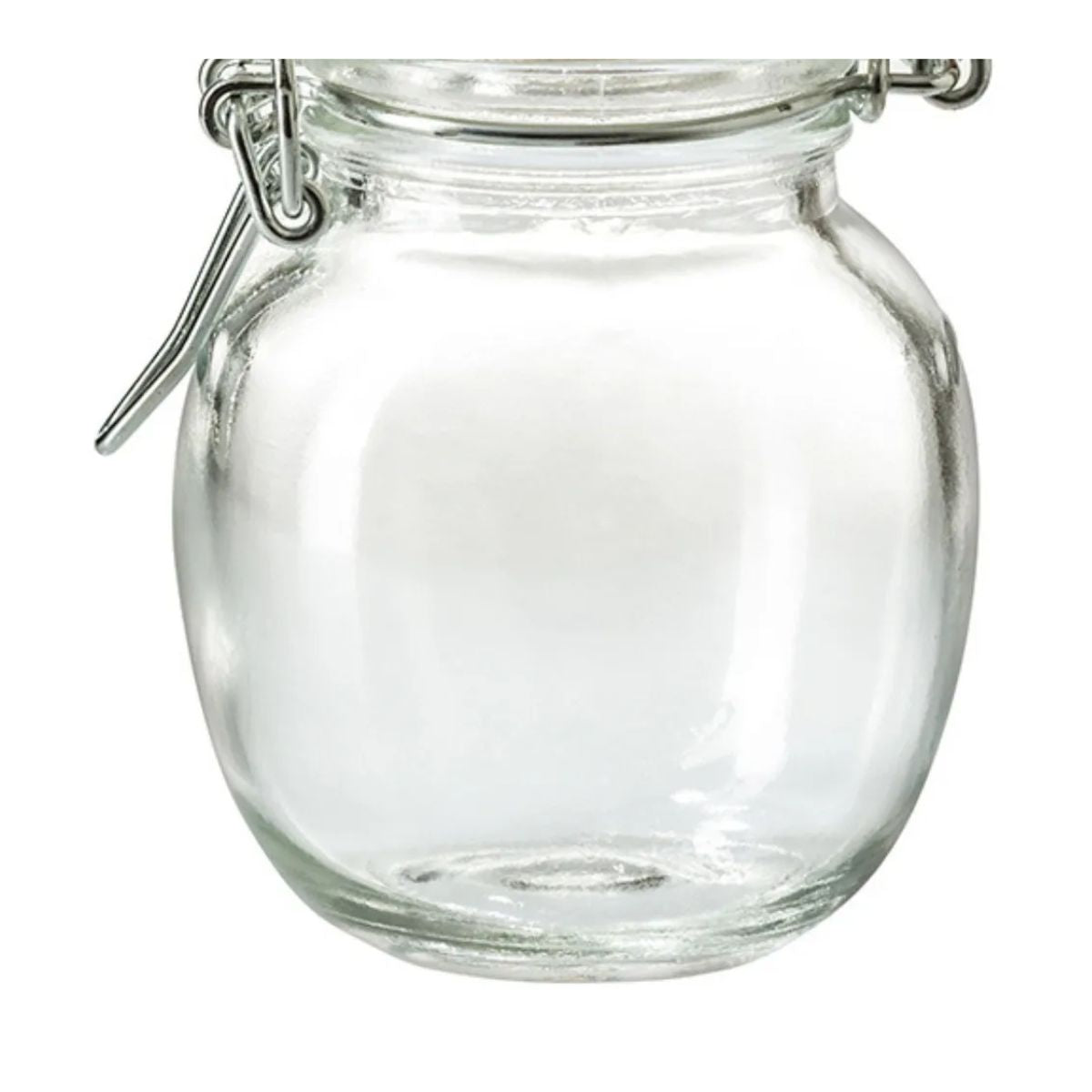 6 Pz Frasco Vidrio Tapa Brocal Almacenaje Contenedor 130ml Color Transparente