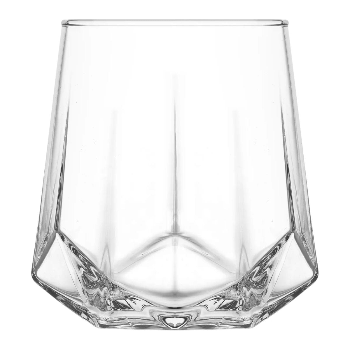 Juego 6 Vasos Dof Old Fashion Valeria Modernos Vidrio 400ml Color Cristalino