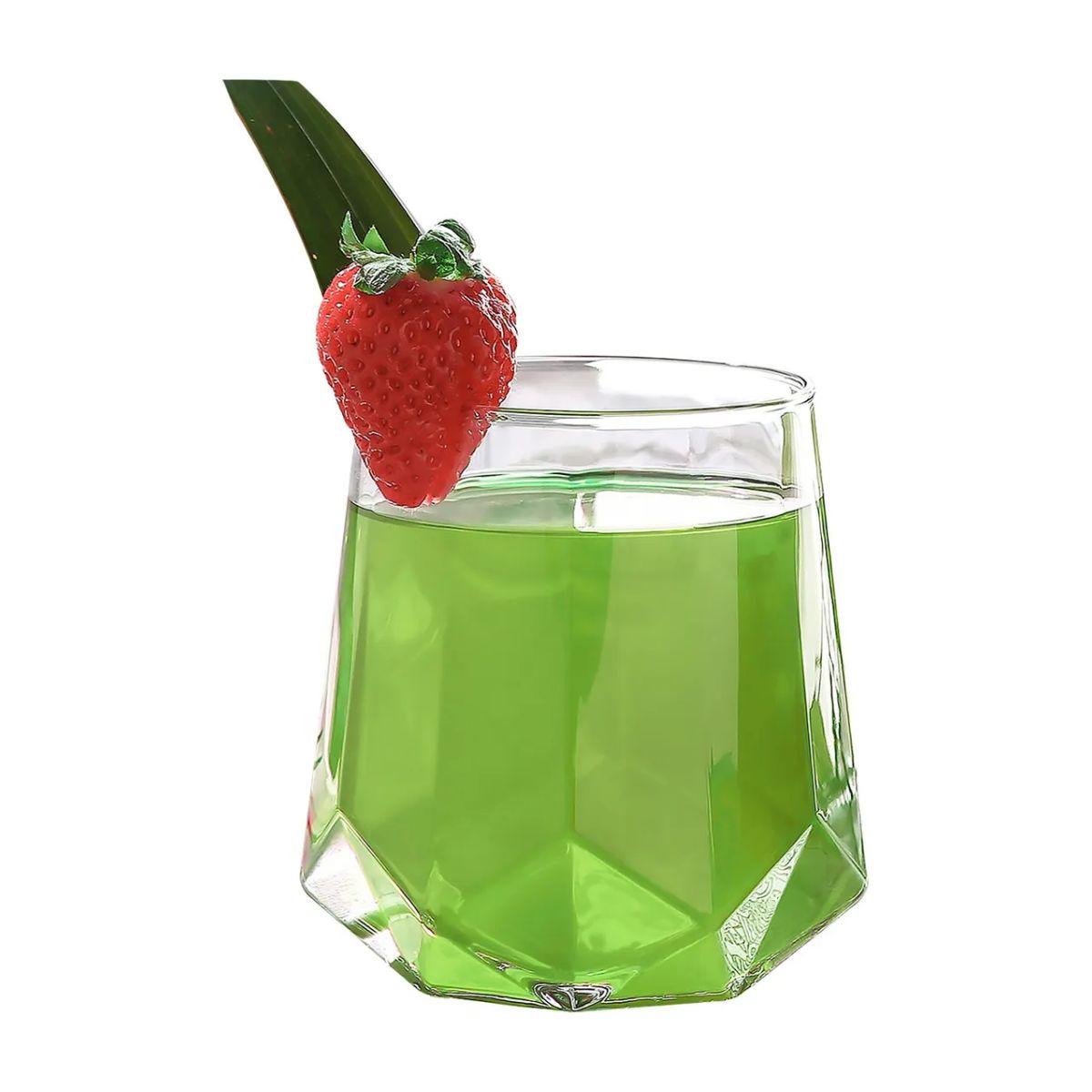 Juego 6 Vasos Dof Old Fashion Valeria Modernos Vidrio 400ml Color Cristalino