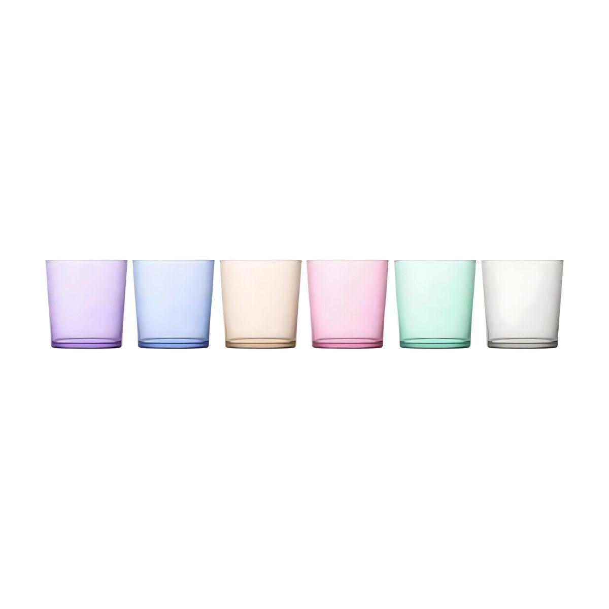 Set 6 Piezas Vaso Dof Bodega Colores 345 Ml