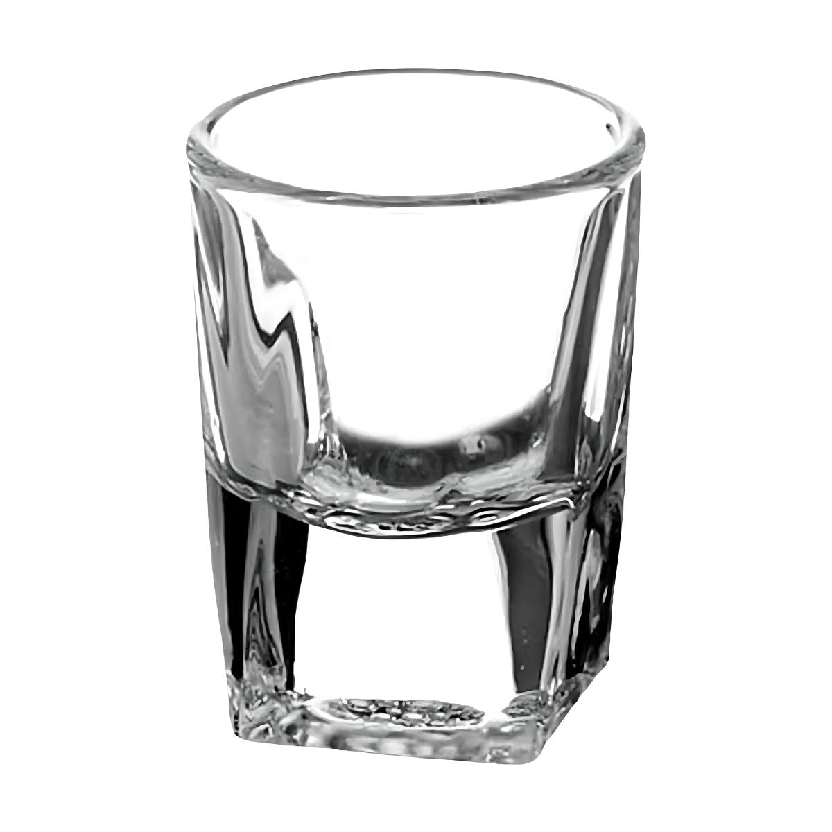 6 Pack Vaso Mini Tequilero Cuadrado Shot Mezcal Vidrio