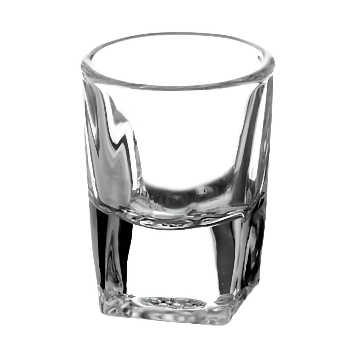 6 Pack Vaso Mini Tequilero Cuadrado Shot Mezcal Vidrio