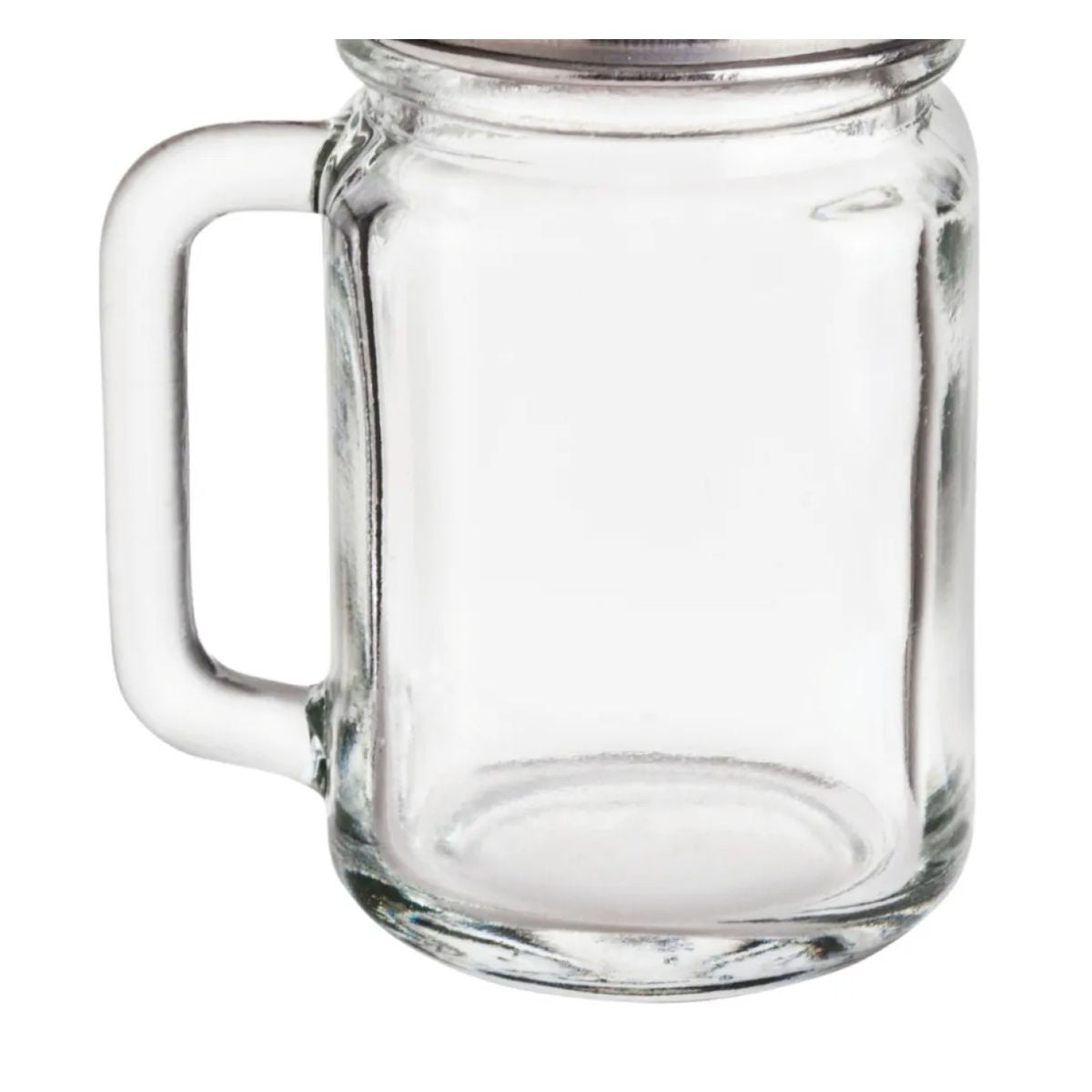 Set 2 Saleros De Cristal Mason Jar Liso 10 Ml