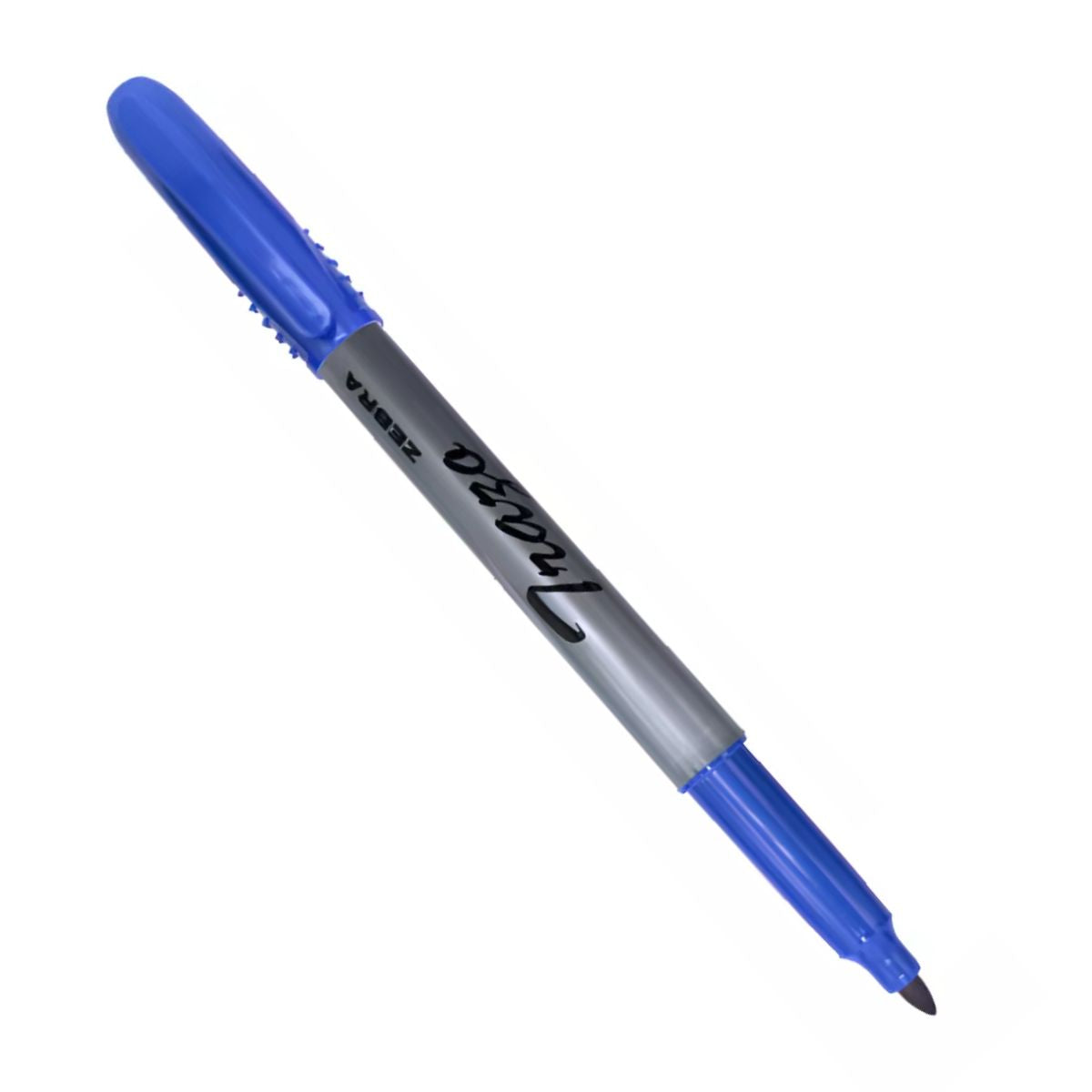 Marcador Tinta Permanente Zebra Punto Fino Azul Escolar