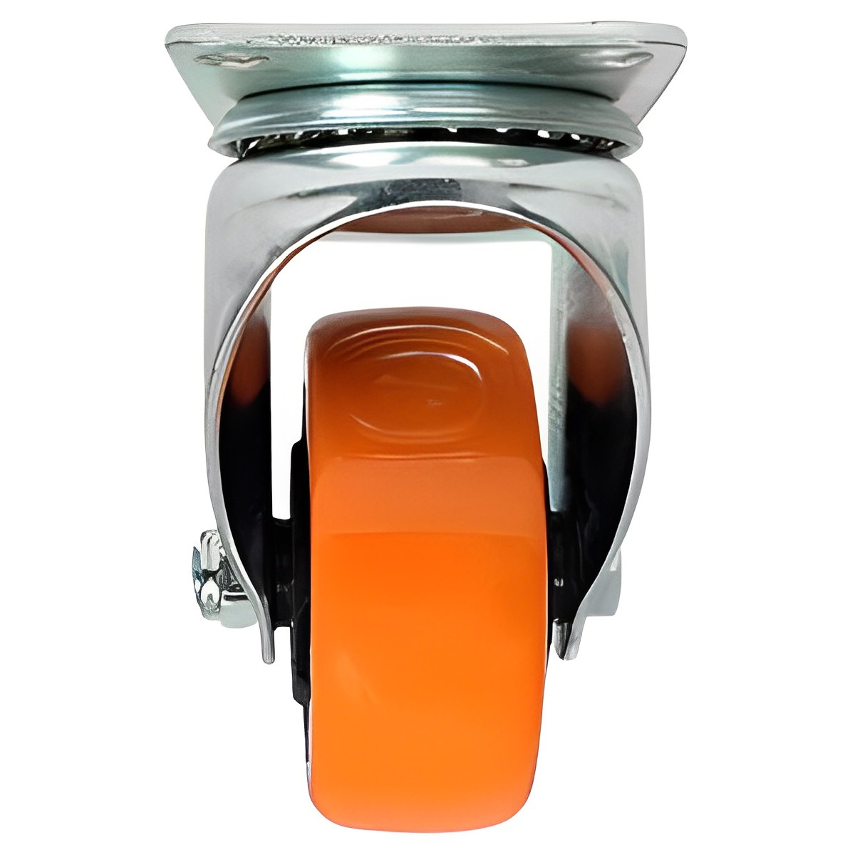 4 Rodaja Pvc Naranja Giratoria Placa 4 90kg Dogotuls