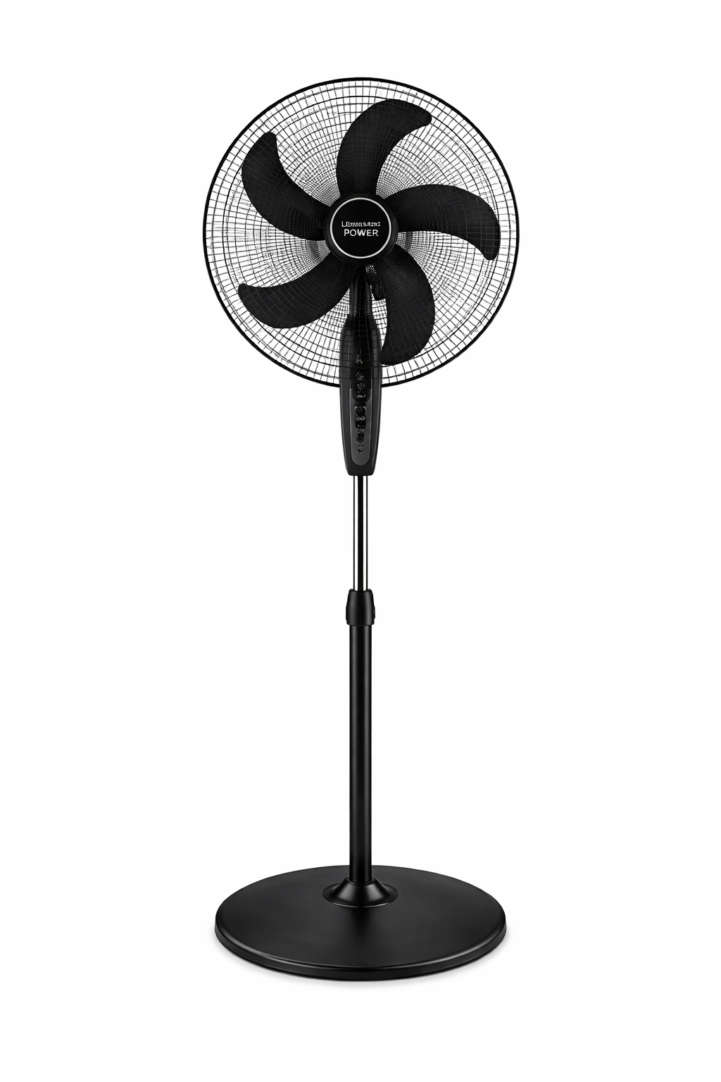 Ventilador De Pedestal 20" Negro Silent Turbo Power Adir