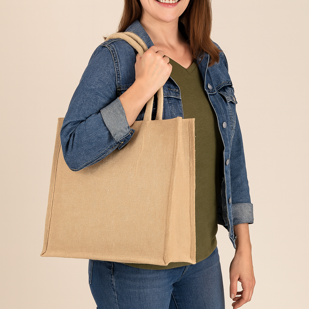 Bolsa Yute For Promotional Beige 30.5cmx30.5cm