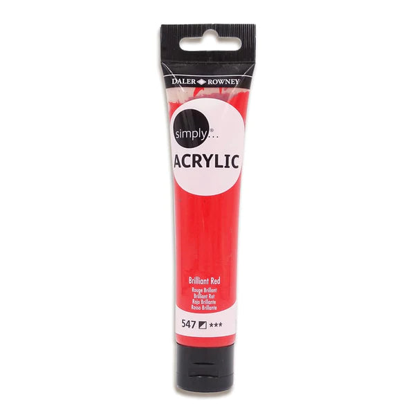 Pintura Acrílica Tubo Simply Daler Rowney 75ml Elegir Color - MarchanteMX