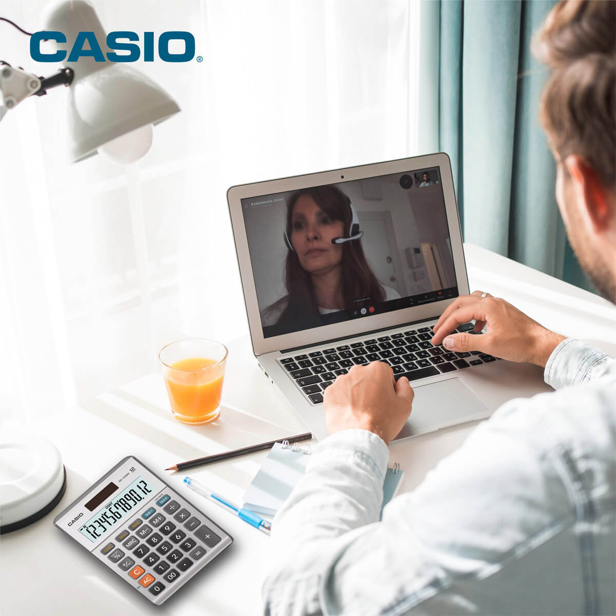 Calculadora De Escritorio Casio 12 Digitos Ms-120bm