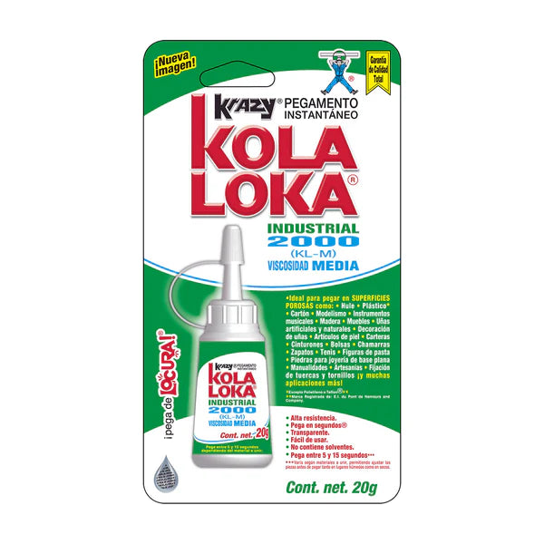 Pegamento Industrial Kli2000-20 G Kola Loka