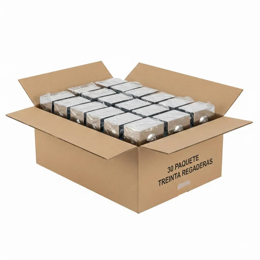 Regadera Cuadrada 6" Acero Inox Deluxe Cnx CNX