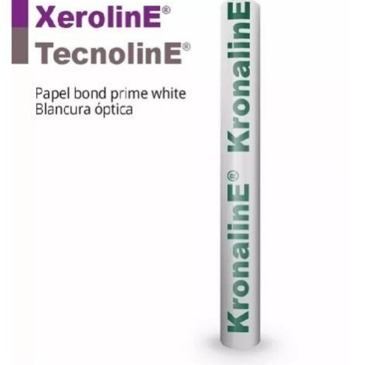 Rollo Papel Bond Prime White Kronaline PW456 Planos Plotter - MarchanteMX