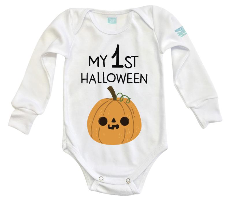 Body Bebé 1st Halloween Calabaza - MarchanteMX