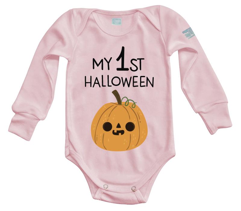 Body Bebé 1st Halloween Calabaza - MarchanteMX