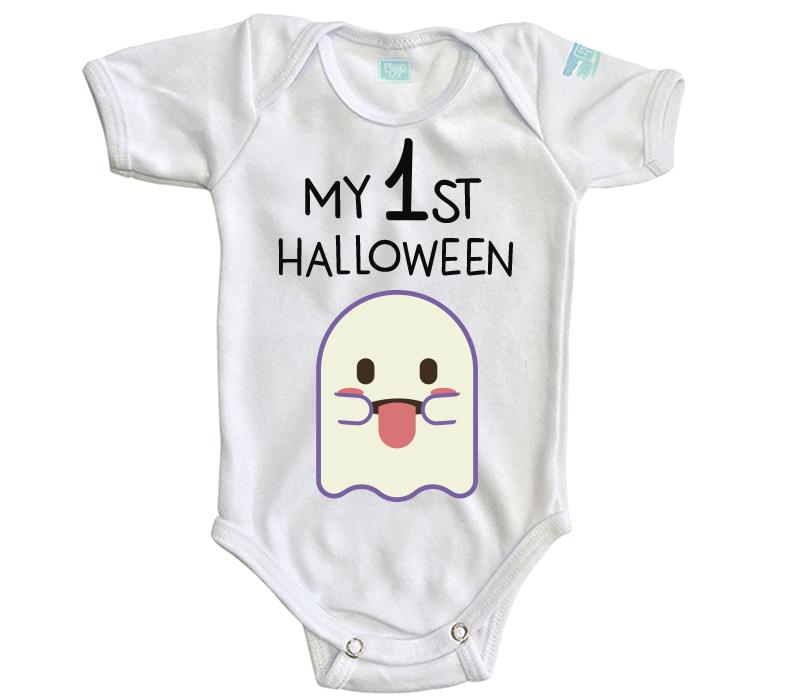 Body Bebé 1st Halloween Fantasma Niña - MarchanteMX